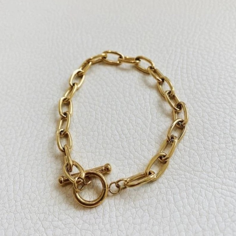 Classic OT Toggle Link Chain Bracelet