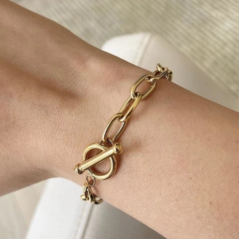 Classic OT Toggle Link Chain Bracelet