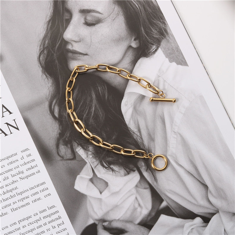 Classic OT Toggle Link Chain Bracelet